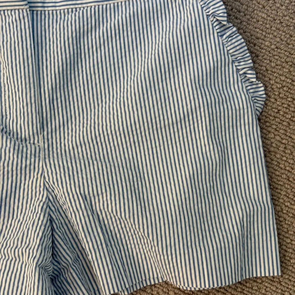 BOGO J. Crew Factory Seersucker Ruffle Shorts - Picture 6 of 8